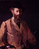 Manet, Edouard: Selbstportrt mit Palette