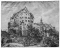 Quaglio, Domenico: Altmannstein, Schloss Sandersdorf an der Schambach von Sdosten