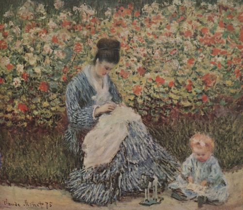 Monet, Claude: Madame Monet und Kind
