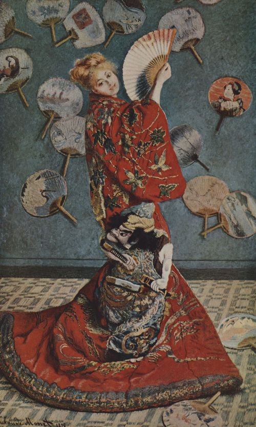 Monet, Claude: Camille im japanischen Kleide
