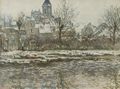 Monet, Claude: Schnee in Vtheuil