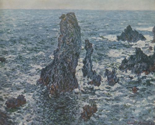 Monet, Claude: Felsen auf Belle-le (Die Nadeln von Port-Coton)