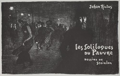 Steinlen, Theophile Alexandre: Illustration fr: »Das Selbstgesprch eines Armen« (von Jehan Rictus)