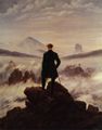Friedrich, Caspar David: Der Wanderer ber dem Nebelmeer