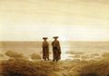 Friedrich, Caspar David: Zwei Mnner bei Mondaufgang am Meer