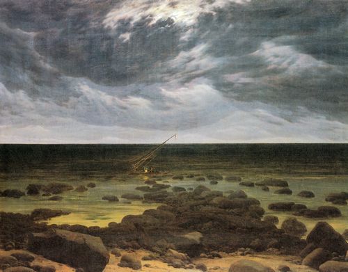 Friedrich, Caspar David: Meereskste bei Mondschein