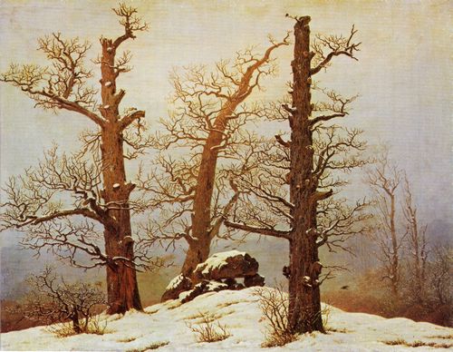 Friedrich, Caspar David: Hnengrab im Schnee