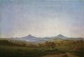 Friedrich, Caspar David: Bhmische Landschaft mit dem Milleschauer