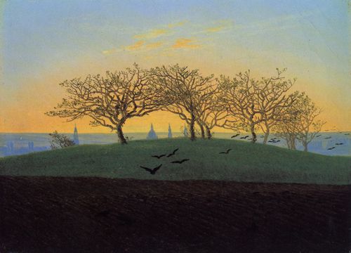 Friedrich, Caspar David: Hgel und Bruchacker bei Dresden (Sonnenuntergang)