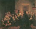 Waldmller, Ferdinand Georg: Ave Maria Abendgebet in der Bauernstube