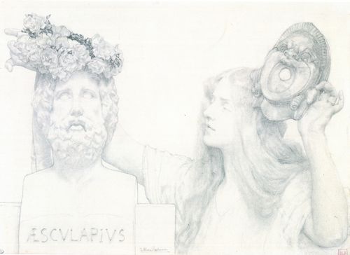 Alma-Tadema, Sir Lawrence: Die Krnung Aesculapius'
