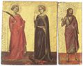 Daddi, Bernardo: Thronende Madonna mit Kind und den Hl. Nikolaus, Dominikus, Franziskus, Johannes dem Tufer, Margarete und Katharina [1]