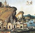 Palmezzano, Marco (und Gehilfen): Die Verkndigung mit einer Stadt am Meer [2]
