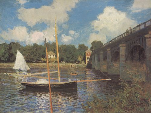 Monet, Claude: Die Straenbrcke, Argenteuil