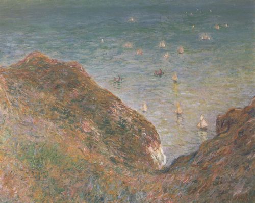 Monet, Claude: Auf den Klippen von Pourville, Schnes Wetter