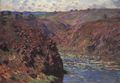 Monet, Claude: Les Eaux-Semblantes an der Creuse, Sonnenlicht