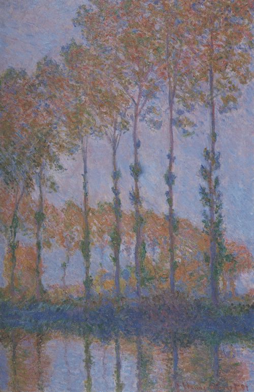 Monet, Claude: Pappeln an der Epte, Herbst