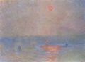 Monet, Claude: Waterloo Bridge, Sonne im Nebel