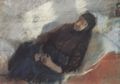 Ancher, Anna: Alte ruhende Frau (Kirsten Mller, die Gromutter der Knstlerin)