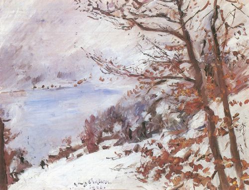 Corinth, Lovis: Walchensee im Winter