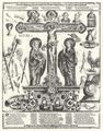 Bach d. ., Abraham: Die Kreuzigung Christi mit Maria und Hl. Johannes und den Marterwerkzeugen Christis