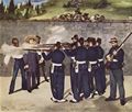 Manet, Edouard: Erschieung Kaiser Maximilians von Mexiko