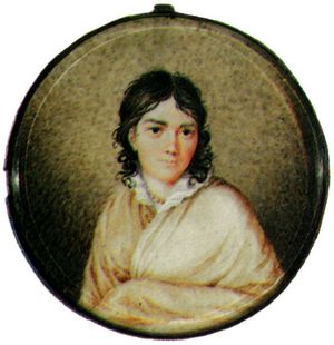 Bettina von Arnim (Medaillon, um 1810)