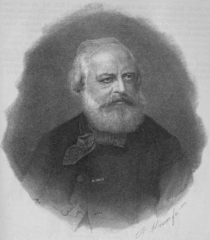 Julius Roderich Benedix (Nach einem Kupferstich von R. Mauer)