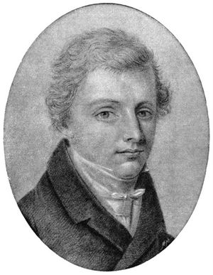 Wilhelm Hauff (Kreidezeichnung, um 1825)