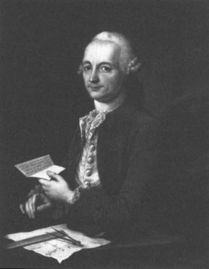 Abraham Gotthelf Kstner (lgemlde von Johann Heinrich Wilhelm Tischbein, Kunstsammlung der Universitt Gttingen)