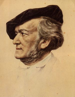 Richard Wagner (nach dem lbild von Franz von Lenbach)