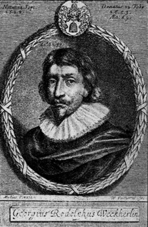 Georg Rodolf Weckherlin (Kupferstich um 1634, Bibliothque Nationale Paris)